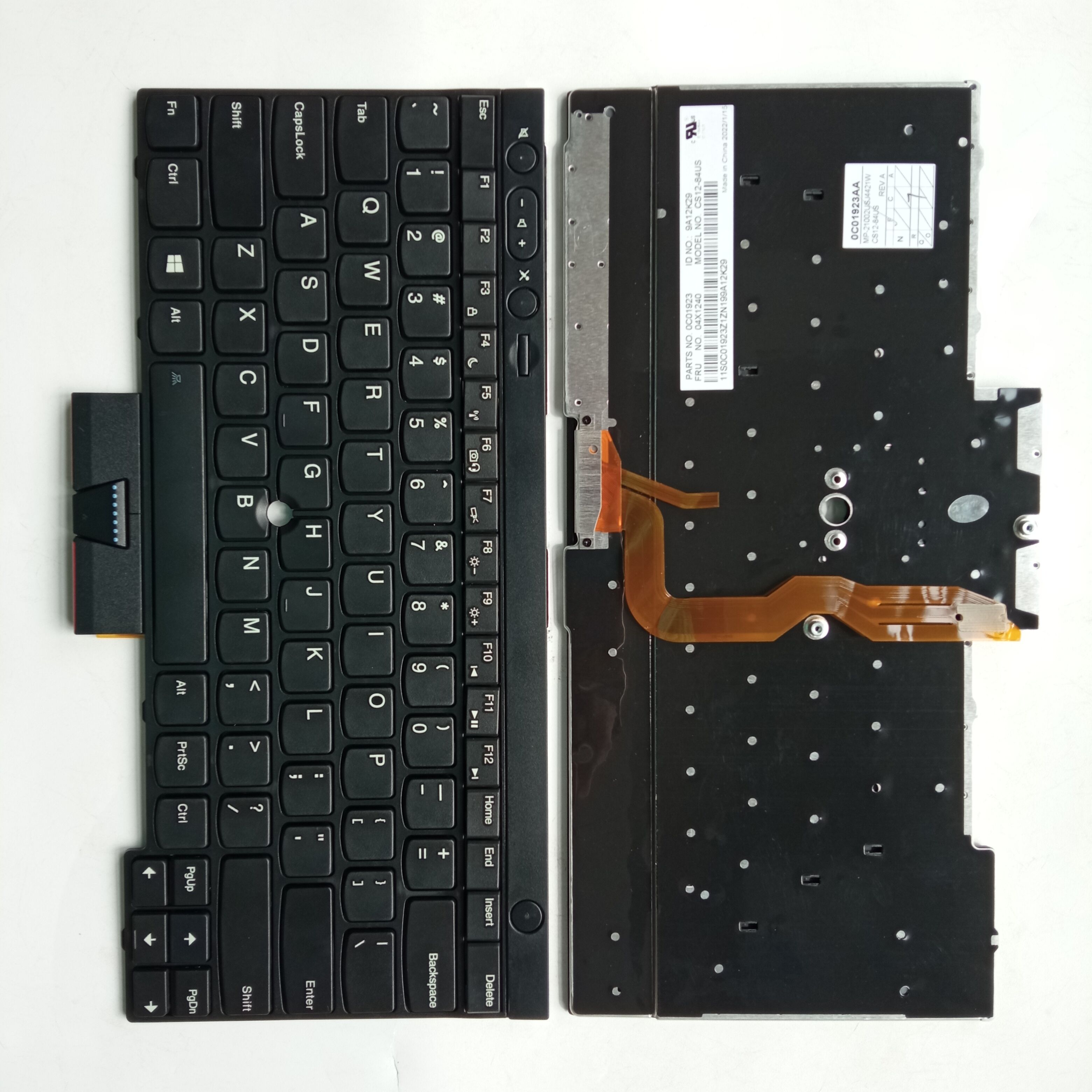 Picture of New Replacement Laptop Keyboard For IBM T430/X230/W530/T530/L530 BLACK FRAME BLACK With hole (OEM) US Layout